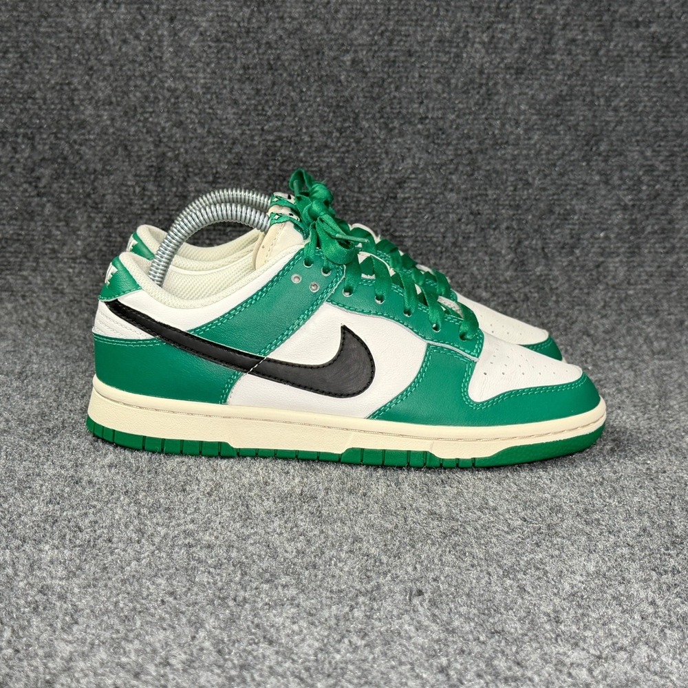 Nike Dunk Low SE Shoes Men's 6.5 Lottery Pack Malachite Green Retro Athletic